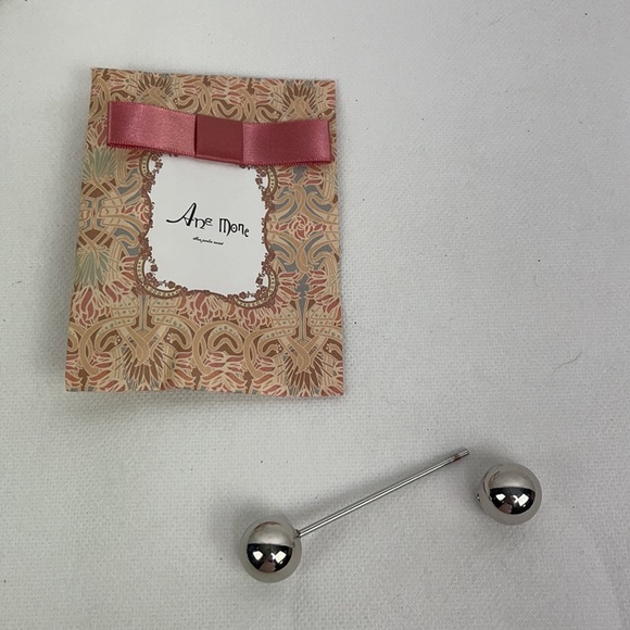 Silver Hair Bar Hair Accessory - Picture 3 of 6